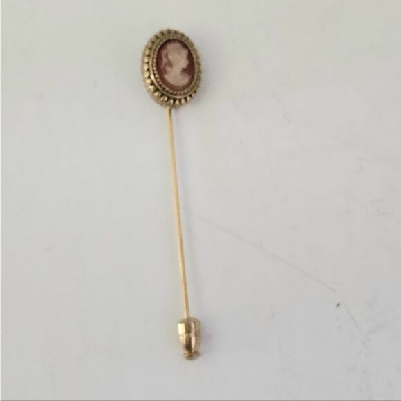 Cameo vintage stick pin - Picture 1 of 5